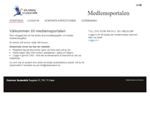 Tablet Screenshot of medlem.dalastudent.se